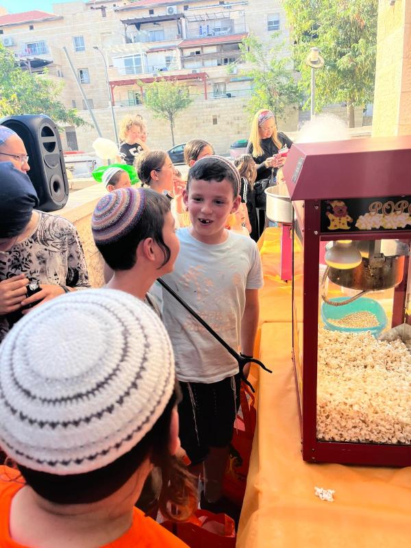 Thursday night collection night with popcorn and cotton candy